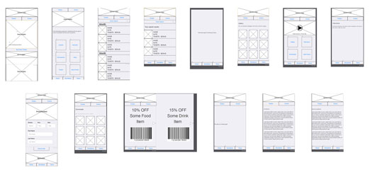 amaz Mobile Wireframe