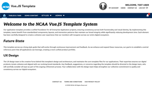 NCAA - Apps Template